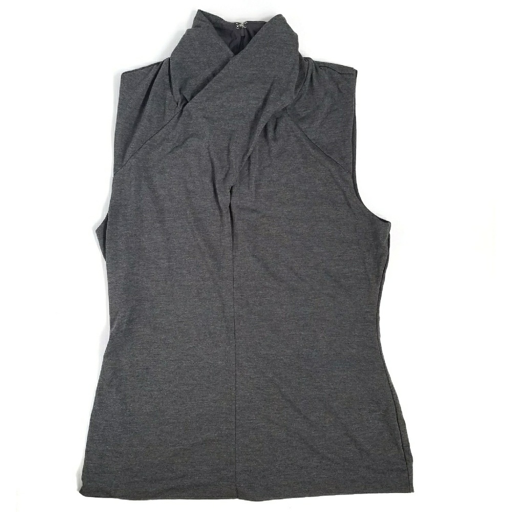 Calvin Klein Twist Neck Zipper Tank